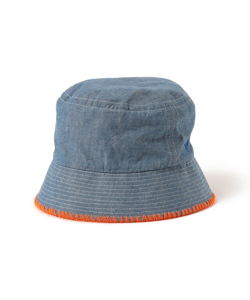 INFIELDER DESIGN(インフィールダーデザイン)の「INFIELDER DESIGN × こども ビームス / 別注 テープ ハット 24(53~55cm)(ハット・キッズ・グリーン/オレンジ/イエロー・53㎝/55㎝)」の9枚目の写真