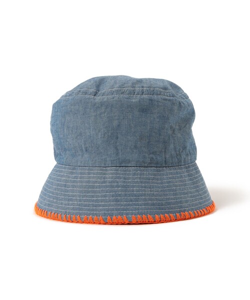 INFIELDER DESIGN(インフィールダーデザイン)の「INFIELDER DESIGN × こども ビームス / 別注 テープ ハット 24(53~55cm)(ハット・キッズ・グリーン/オレンジ/イエロー・53㎝/55㎝)」の10枚目の写真