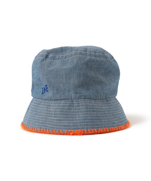 INFIELDER DESIGN(インフィールダーデザイン)の「INFIELDER DESIGN × こども ビームス / 別注 テープ ハット 24(53~55cm)(ハット・キッズ・グリーン/オレンジ/イエロー・53㎝/55㎝)」の11枚目の写真