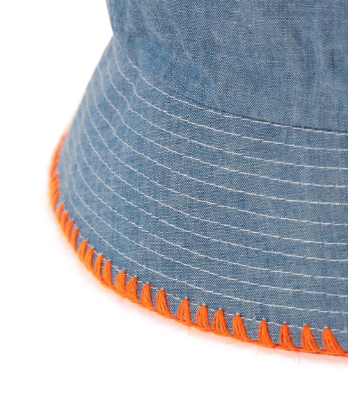 INFIELDER DESIGN(インフィールダーデザイン)の「INFIELDER DESIGN × こども ビームス / 別注 テープ ハット 24(53~55cm)(ハット・キッズ・グリーン/オレンジ/イエロー・53㎝/55㎝)」の13枚目の写真
