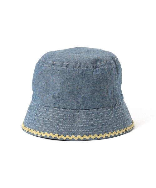 INFIELDER DESIGN(インフィールダーデザイン)の「INFIELDER DESIGN × こども ビームス / 別注 テープ ハット 24(53~55cm)(ハット・キッズ・グリーン/オレンジ/イエロー・53㎝/55㎝)」の15枚目の写真