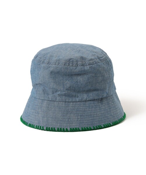 INFIELDER DESIGN(インフィールダーデザイン)の「INFIELDER DESIGN × こども ビームス / 別注 テープ ハット 24(53~55cm)(ハット・キッズ・グリーン/オレンジ/イエロー・53㎝/55㎝)」の18枚目の写真