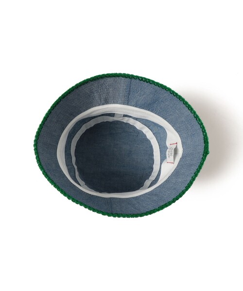 INFIELDER DESIGN(インフィールダーデザイン)の「INFIELDER DESIGN × こども ビームス / 別注 テープ ハット 24(53~55cm)(ハット・キッズ・グリーン/オレンジ/イエロー・53㎝/55㎝)」の20枚目の写真