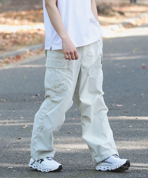 B:MING by BEAMS（ビーミングバイビームス）の「リップストップ カーゴパンツ（カーゴパンツ・メンズ・ブラック/ホワイト系その他5/オリーブ・LARGE/X-LARGE/MEDIUM/SMALL）」の4枚目の写真