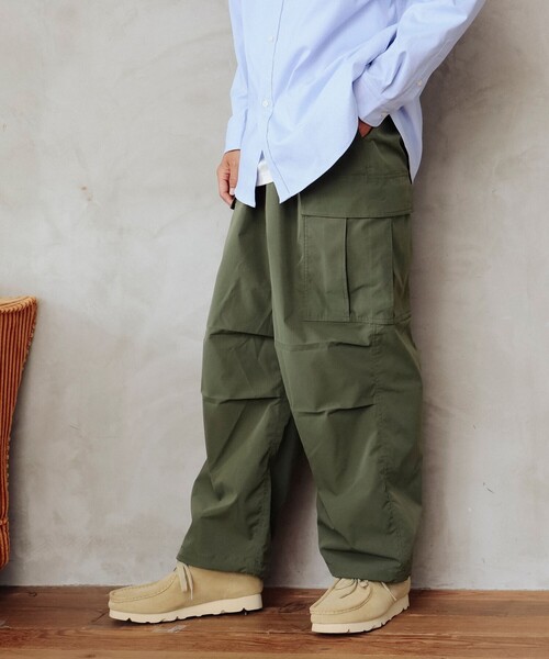 B:MING by BEAMS（ビーミングバイビームス）の「リップストップ カーゴパンツ（カーゴパンツ・メンズ・ブラック/ホワイト系その他5/オリーブ・LARGE/X-LARGE/MEDIUM/SMALL）」の22枚目の写真