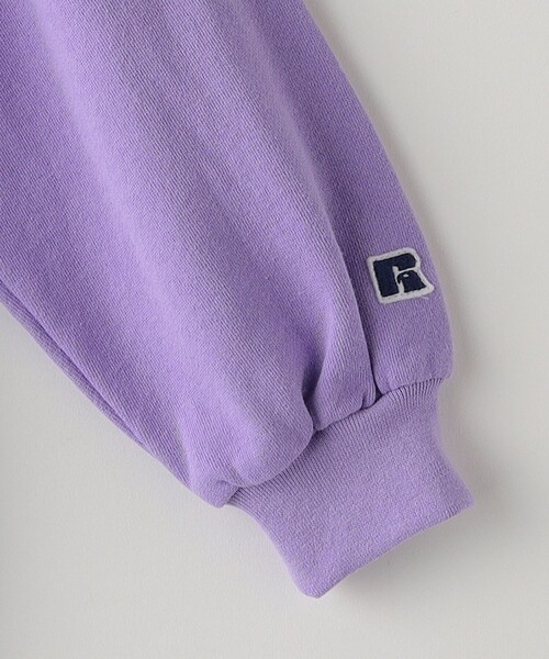 Russell Athletic（ラッセルアスレティック）の「【SHIPS KIDS別注】RUSSELL ATHLETIC:140～150cm / ワンピース（ワンピース・キッズ・アイボリー/ラベンダー・150/140）」の4枚目の写真