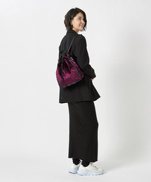 LeSportsac（レスポートサック）の「CINCH BACKPACK ベロア