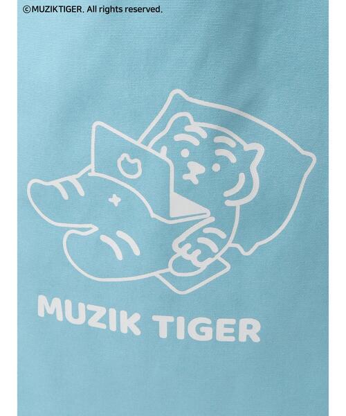 Green Parks(グリーンパークス)の「ムジークタイガー/カラフルトートBAG(トートバッグ・レディース・ブラック/グリーン/ピンク/ライトブルー/ホワイト/オレンジ・FREE)」の10枚目の写真