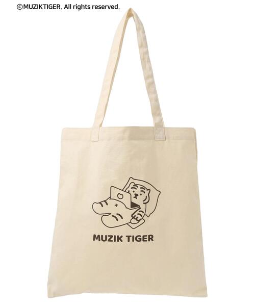 Green Parks(グリーンパークス)の「ムジークタイガー/カラフルトートBAG(トートバッグ・レディース・ブラック/グリーン/ピンク/ライトブルー/ホワイト/オレンジ・FREE)」の13枚目の写真