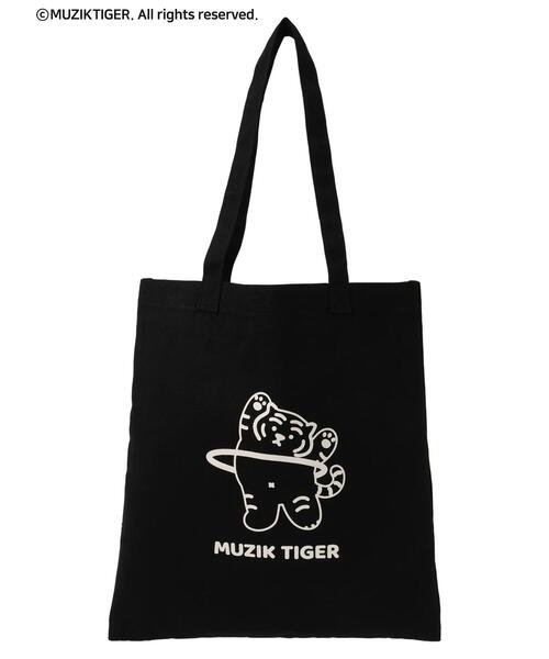 Green Parks(グリーンパークス)の「ムジークタイガー/カラフルトートBAG(トートバッグ・レディース・ブラック/グリーン/ピンク/ライトブルー/ホワイト/オレンジ・FREE)」の14枚目の写真