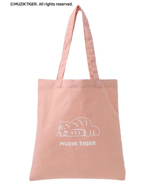 Green Parks(グリーンパークス)の「ムジークタイガー/カラフルトートBAG(トートバッグ・レディース・ブラック/グリーン/ピンク/ライトブルー/ホワイト/オレンジ・FREE)」の15枚目の写真