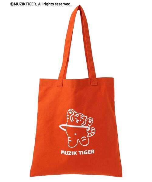 Green Parks(グリーンパークス)の「ムジークタイガー/カラフルトートBAG(トートバッグ・レディース・ブラック/グリーン/ピンク/ライトブルー/ホワイト/オレンジ・FREE)」の16枚目の写真