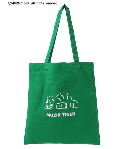 Green Parks(グリーンパークス)の「ムジークタイガー/カラフルトートBAG(トートバッグ・レディース・ブラック/グリーン/ピンク/ライトブルー/ホワイト/オレンジ・FREE)」の17枚目の写真