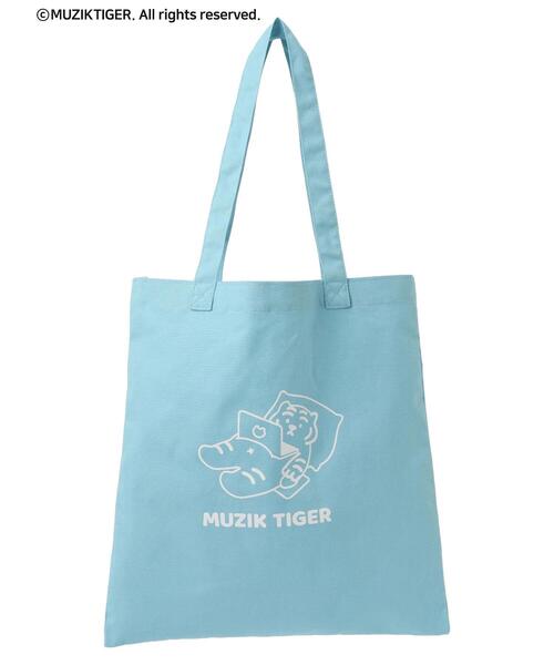 Green Parks(グリーンパークス)の「ムジークタイガー/カラフルトートBAG(トートバッグ・レディース・ブラック/グリーン/ピンク/ライトブルー/ホワイト/オレンジ・FREE)」の18枚目の写真