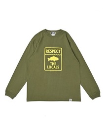 NOTHINKER（ノーシンカー）の「RESPECT THE LOCALS Long T-shirt（Tシャツ/カットソー）」