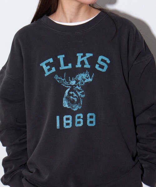 GLOSTER（グロスター）の「【GLOSTER/グロスター】ANIMAL ピグメント加工 クルーネック プリントスウェット（スウェット・メンズ・ブラック系その他2/ブラック系その他/ブラック系その他3・L/M/XL）」の11枚目の写真