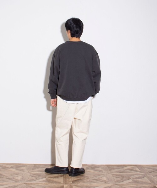 GLOSTER（グロスター）の「【GLOSTER/グロスター】ANIMAL ピグメント加工 クルーネック プリントスウェット（スウェット・メンズ・ブラック系その他2/ブラック系その他/ブラック系その他3・L/M/XL）」の14枚目の写真