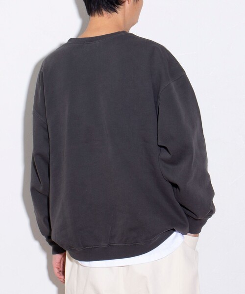 GLOSTER（グロスター）の「【GLOSTER/グロスター】ANIMAL ピグメント加工 クルーネック プリントスウェット（スウェット・メンズ・ブラック系その他2/ブラック系その他/ブラック系その他3・L/M/XL）」の16枚目の写真