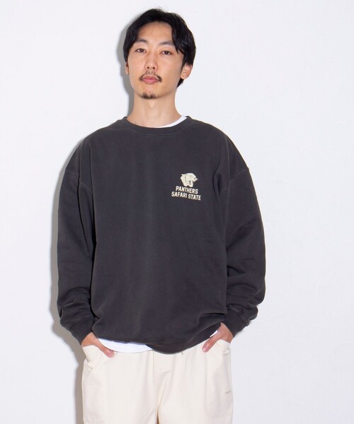 GLOSTER（グロスター）の「【GLOSTER/グロスター】ANIMAL ピグメント加工 クルーネック プリントスウェット（スウェット・メンズ・ブラック系その他2/ブラック系その他/ブラック系その他3・L/M/XL）」の18枚目の写真
