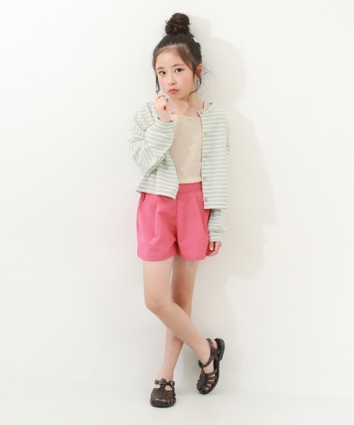 devirock（デビロック）の「リブタンクトップ（タンクトップ・キッズ・グリーン系その他2/ピンク系7/ブラック/アイボリー・130cm/120cm/110cm/100cm/160cm/150cm/140cm）」の14枚目の写真