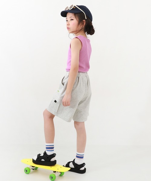 devirock（デビロック）の「リブタンクトップ（タンクトップ・キッズ・グリーン系その他2/ピンク系7/ブラック/アイボリー・130cm/120cm/110cm/100cm/160cm/150cm/140cm）」の15枚目の写真