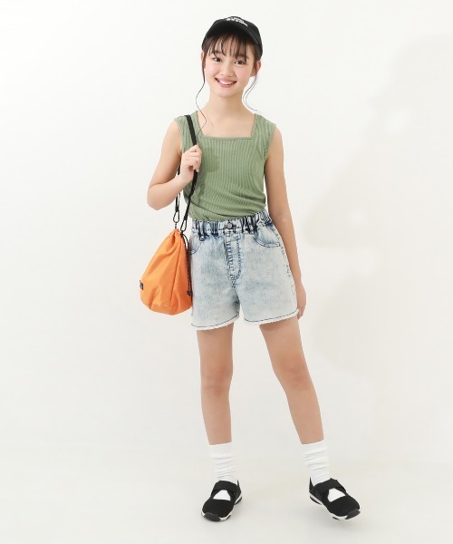 devirock（デビロック）の「リブタンクトップ（タンクトップ・キッズ・グリーン系その他2/ピンク系7/ブラック/アイボリー・130cm/120cm/110cm/100cm/160cm/150cm/140cm）」の17枚目の写真