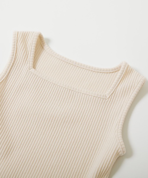 devirock（デビロック）の「リブタンクトップ（タンクトップ・キッズ・グリーン系その他2/ピンク系7/ブラック/アイボリー・130cm/120cm/110cm/100cm/160cm/150cm/140cm）」の12枚目の写真