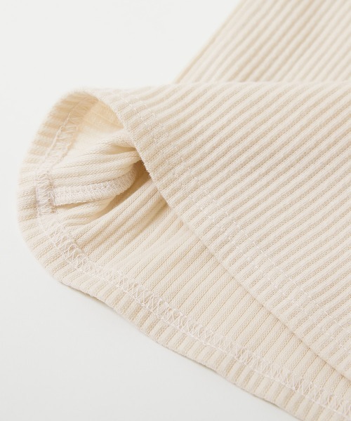 devirock（デビロック）の「リブタンクトップ（タンクトップ・キッズ・グリーン系その他2/ピンク系7/ブラック/アイボリー・130cm/120cm/110cm/100cm/160cm/150cm/140cm）」の5枚目の写真