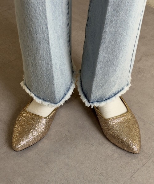 CIAOPANIC TYPY（チャオパニックティピー）の「グリッターフラットミュール（サンダル・レディース・シャンパン/シルバー/グレー/ブラック・LL/S/M/L）」の19枚目の写真