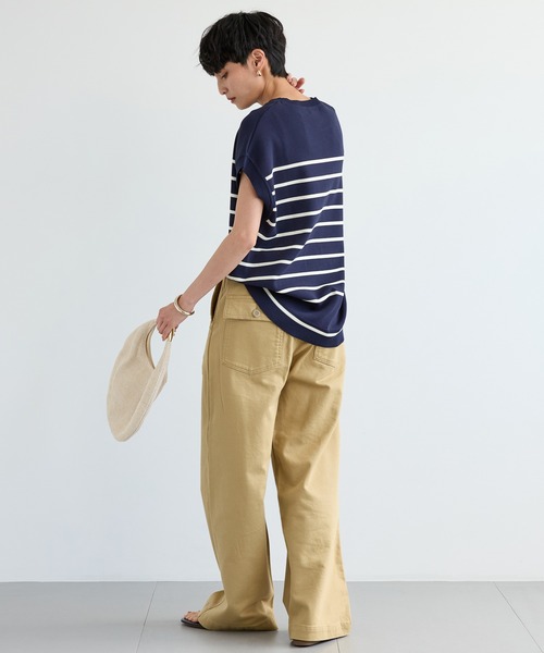 BARNYARDSTORM(バンヤードストーム)の「BARNYARDSTORM / ベイカーワイドパンツ(その他パンツ・レディース・ベージュ/ピンク/カーキ・0/1)」の7枚目の写真