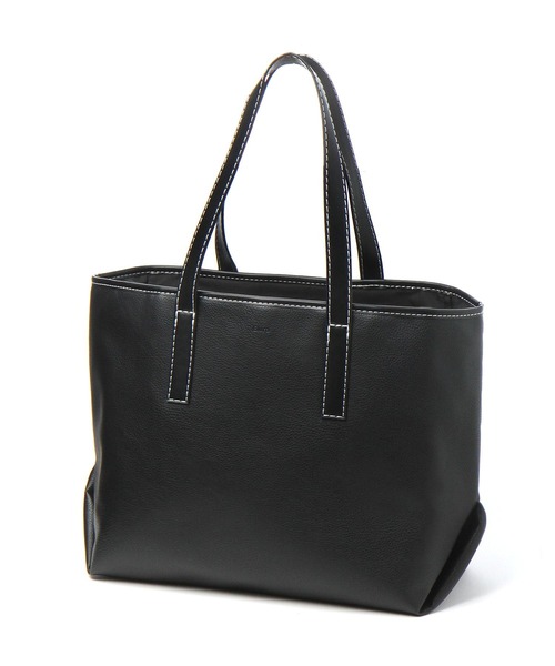 Elura(エルーラ)の「リュクスエアリー収納トート/990908(トートバッグ・レディース・ブラック/アイボリー・ONE SIZE)」の1枚目の写真