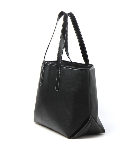 Elura(エルーラ)の「リュクスエアリー収納トート/990908(トートバッグ・レディース・ブラック/アイボリー・ONE SIZE)」の8枚目の写真