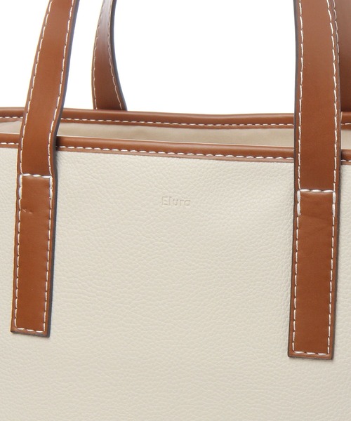 Elura(エルーラ)の「リュクスエアリー収納トート/990908(トートバッグ・レディース・ブラック/アイボリー・ONE SIZE)」の14枚目の写真