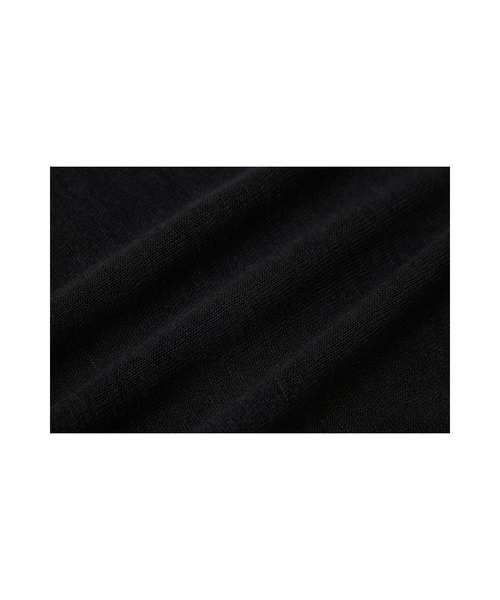 ELOOPS(イーループス)の「【ELOOPS】シアーニット×フレアスリーブ ロングTシャツ(Tシャツ/カットソー・レディース・アイボリー/ブラック/オフホワイト・L/S/M)」の12枚目の写真