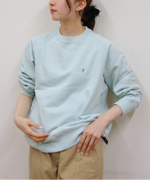 GYMPHLEX(ジムフレックス)の「GYMPHLEX/ジムフレックス スウィングスリーブ プルオーバースウェット SWING SLEEVE PULLOVER SWEAT (ウィメンズ) GY-C0291 TCA(スウェット・レディース・サックスブルー/チャコールグレー/トップグレー/オフホワイト/ミント/イエロー・14)」の5枚目の写真