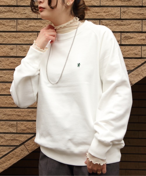 GYMPHLEX(ジムフレックス)の「GYMPHLEX/ジムフレックス スウィングスリーブ プルオーバースウェット SWING SLEEVE PULLOVER SWEAT (ウィメンズ) GY-C0291 TCA(スウェット・レディース・サックスブルー/チャコールグレー/トップグレー/オフホワイト/ミント/イエロー・14)」の22枚目の写真