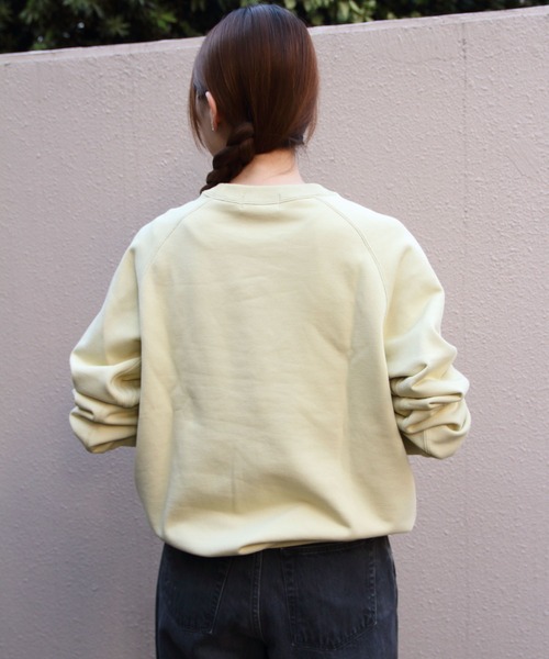 GYMPHLEX(ジムフレックス)の「GYMPHLEX/ジムフレックス スウィングスリーブ プルオーバースウェット SWING SLEEVE PULLOVER SWEAT (ウィメンズ) GY-C0291 TCA(スウェット・レディース・サックスブルー/チャコールグレー/トップグレー/オフホワイト/ミント/イエロー・14)」の16枚目の写真