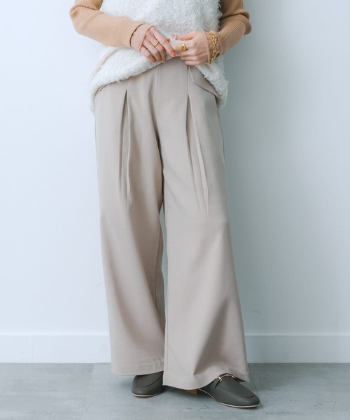 Dots Collective ジャケット＆パンツ セットアップ スラックス ACTIVE TAILOR】COOL DOTSメランジプリントスラックス&lt
