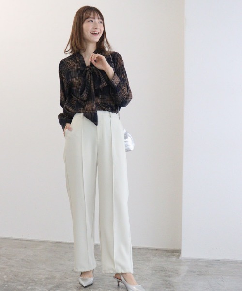Pierrot（ピエロ）の「2wayツイルジョガーパンツ（その他パンツ・レディース・ネイビー/アイボリー/ブラック・PM/M/L）」の8枚目の写真