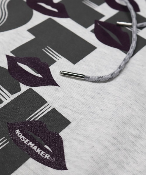 NOISE MAKER(ノイズメーカー)の「リッププリントパーカー(パーカー・メンズ・アッシュ/ブラック・M/L/XL)」の10枚目の写真