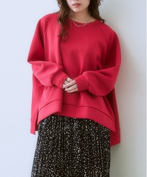 大きいサイズ ビッグシルエットカットソーポンチョ