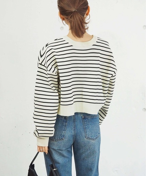 tiptop(ティップトップ)の「ハートボタン2wayショートカーディガン(カーディガン/ボレロ・レディース・サックスブルー/ブラック/アイボリー/ブラック系その他・FREE)」の17枚目の写真