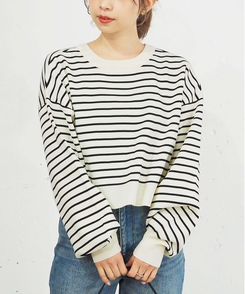 tiptop(ティップトップ)の「ハートボタン2wayショートカーディガン(カーディガン/ボレロ・レディース・サックスブルー/ブラック/アイボリー/ブラック系その他・FREE)」の19枚目の写真