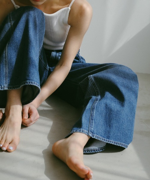 CASA FLINE(カーサフライン)の「【YANUK】別注フレアデニム(デニムパンツ・レディース・インディゴブルー/ブルー・2/0/1)」の20枚目の写真