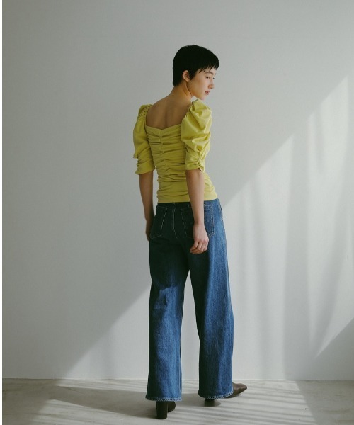 CASA FLINE(カーサフライン)の「【YANUK】別注フレアデニム(デニムパンツ・レディース・インディゴブルー/ブルー・2/0/1)」の15枚目の写真