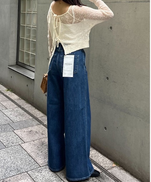 CASA FLINE(カーサフライン)の「【YANUK】別注フレアデニム(デニムパンツ・レディース・インディゴブルー/ブルー・2/0/1)」の18枚目の写真