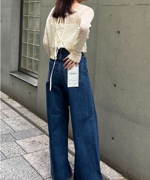 CASA FLINE(カーサフライン)の「【YANUK】別注フレアデニム(デニムパンツ・レディース・インディゴブルー/ブルー・2/0/1)」の19枚目の写真