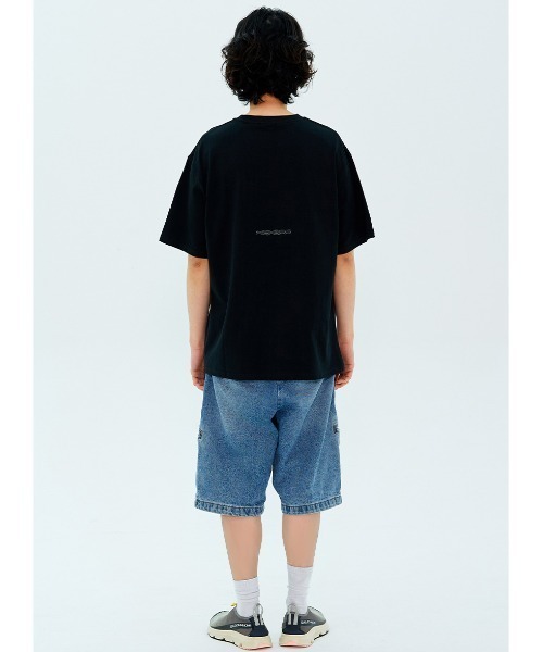 NASTY KICK(ナスティーキック)の「A'GEM/9 × .kom 『NASTY KICK/ナスティー キック』 Int Prty Tee/インパーティー 半袖Tシャツ(Tシャツ/カットソー・メンズ・ブラック/ホワイト・L)」の10枚目の写真