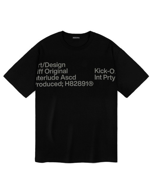 NASTY KICK(ナスティーキック)の「A'GEM/9 × .kom 『NASTY KICK/ナスティー キック』 Int Prty Tee/インパーティー 半袖Tシャツ(Tシャツ/カットソー・メンズ・ブラック/ホワイト・L)」の16枚目の写真