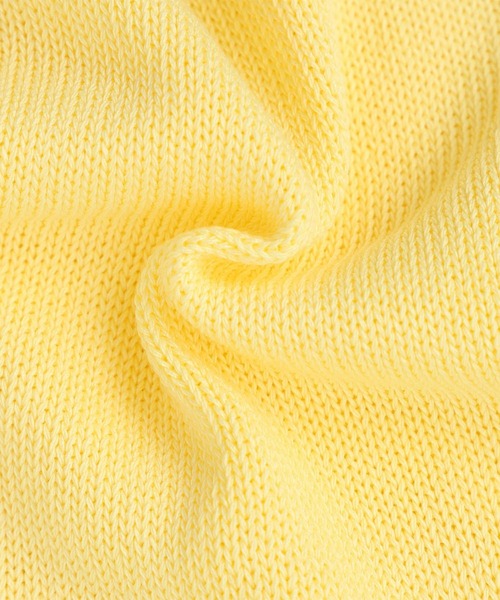 mimi toujours（ミミトゥジュール）の「ショート丈 ダメージ ニット トップス mimi toujours×itsPeachi（ニット/セーター・レディース・イエロー/ライトブルー/ホワイト・M）」の22枚目の写真